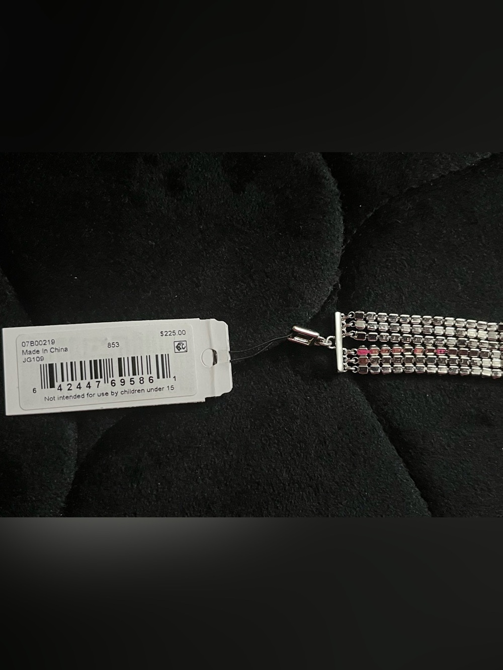 GIVENCHY Crystal Multi-Row Statement Flex Bracelet - Picture 7 of 7